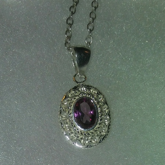 Natural Color Change Malaya Garnet Necklace